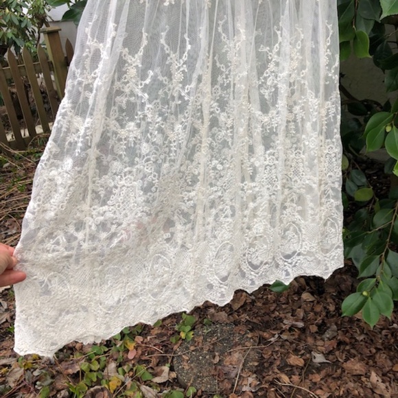 DENIM & SUPPLY Ralph Lauren Floral Lace Maxi Dress size XS - Picture 8 of 16